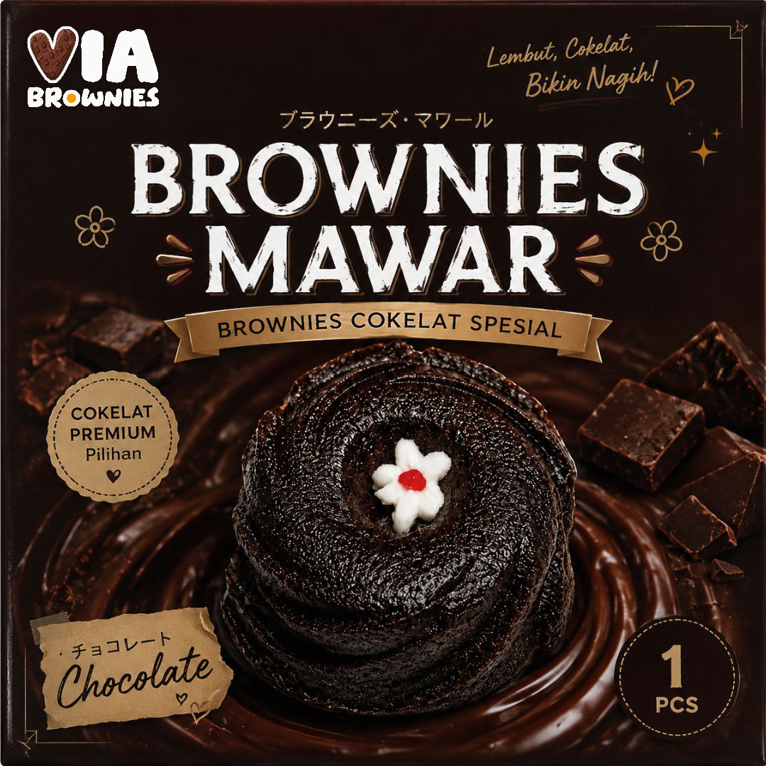 Brownies Mawar